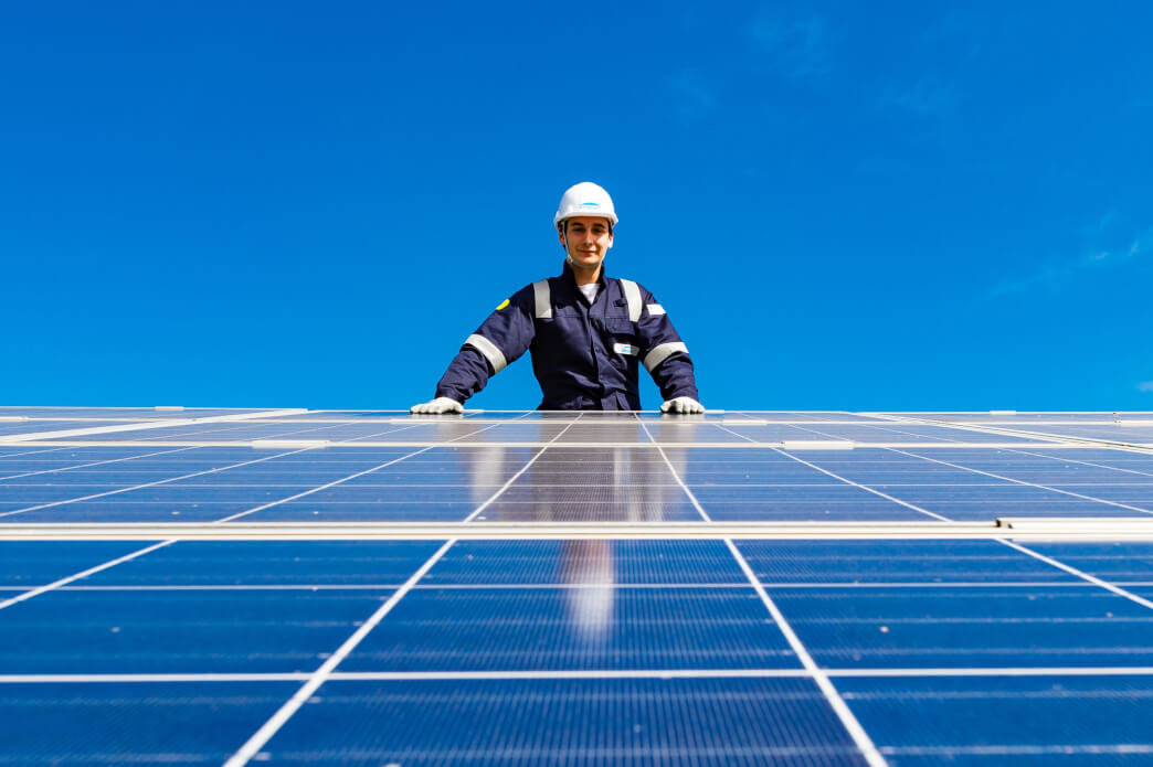 Le parc photovoltaïque de Bollène.